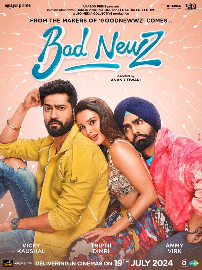 Bad Newz (2024) Indian Bollywood Movie Download